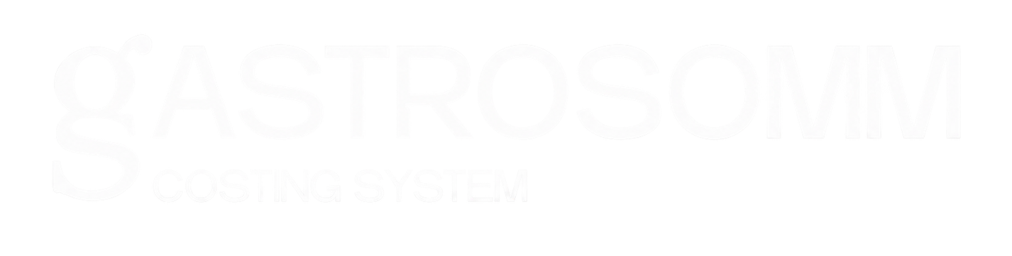Gastrosomm Costing System